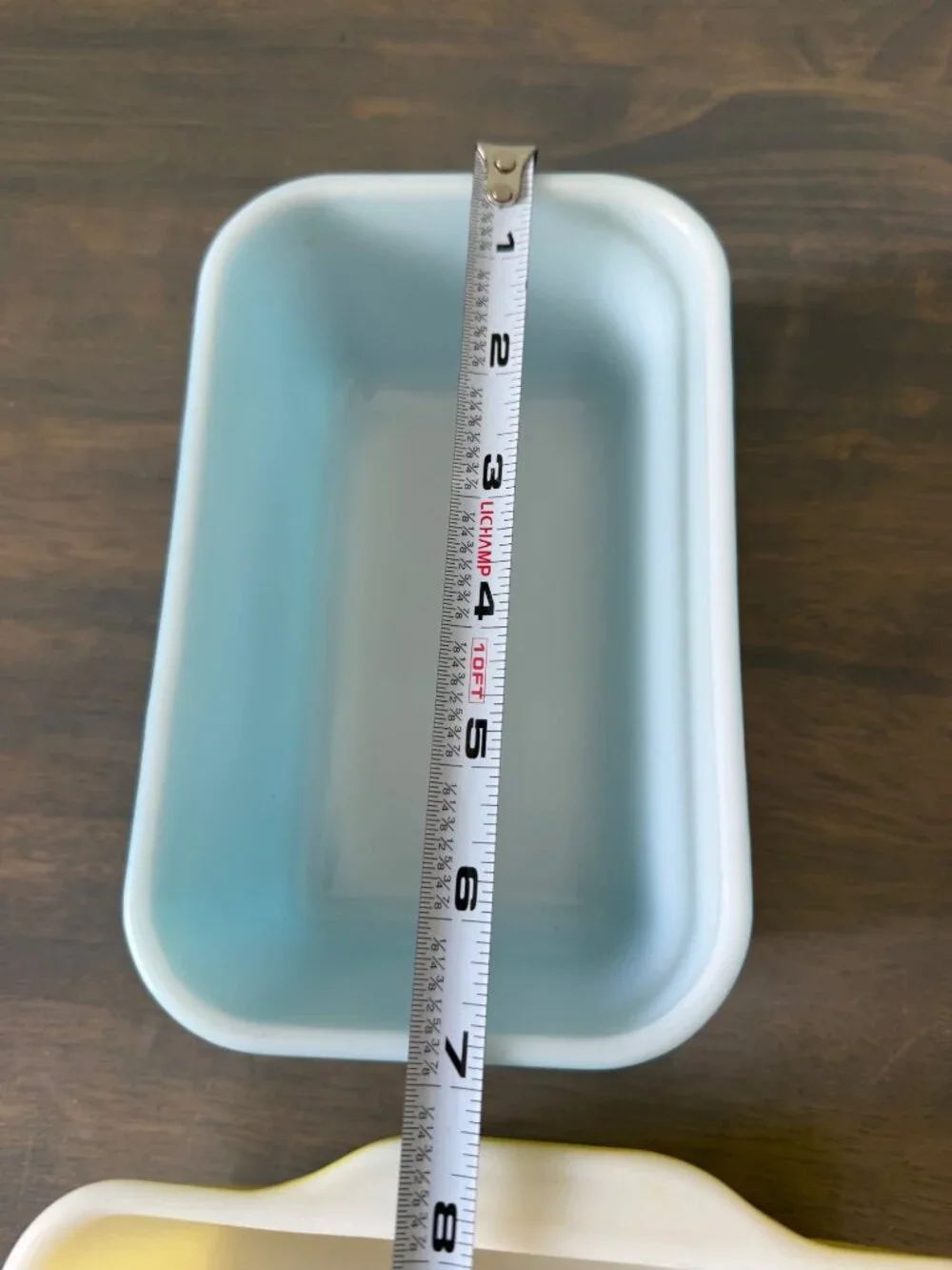 Pyrex set refrigerator
